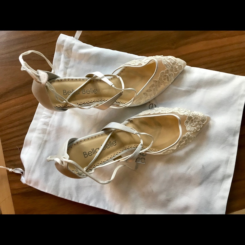 Never-Worn Bella Belle Bridal Shoes